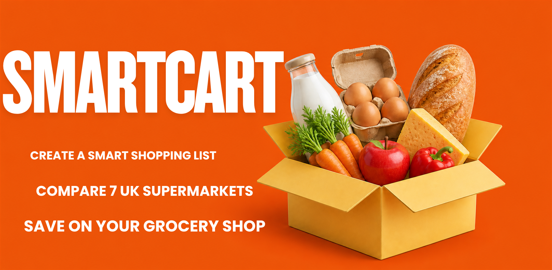 SmartCart groceries campaign artwork